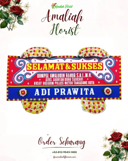 Papan Bunga Ucapan Selamat Sungai Serut